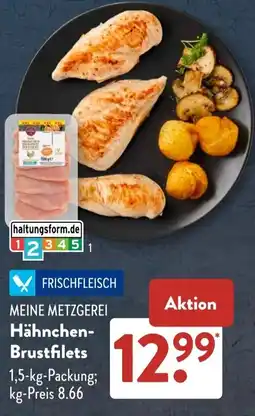 Aldi Süd MEINE METZGEREI Hähnchen- Brustfilets Angebot