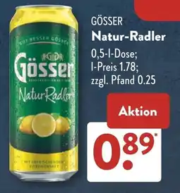 Aldi Süd GÖSSER Natur Radler Angebot