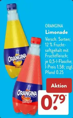 Aldi Süd ORANGINA Limonade Angebot
