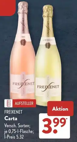 Aldi Süd FREIXENET Carta Angebot