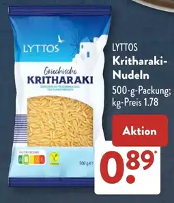 Aldi Süd LYTTOS Kritharaki- Nudeln Angebot