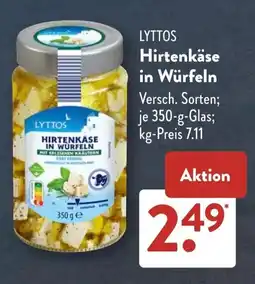 Aldi Süd LYTTOS Hirtenkäse in Würfeln Angebot