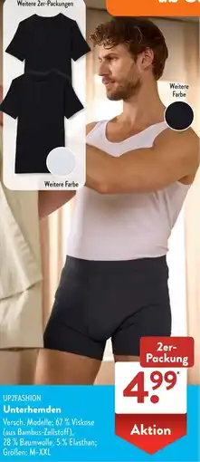 Aldi Süd UP2FASHION Unterhemden Angebot