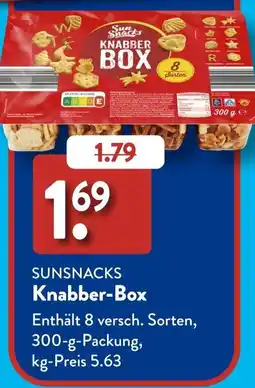 Aldi Süd SUNSNACKS Knabber-Box Angebot