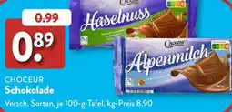 Aldi Süd CHOCEUR Schokolade Angebot