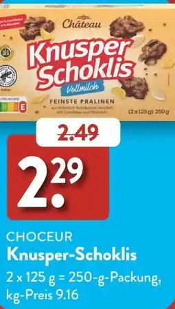 Aldi Süd CHOCEUR Knusper-Schoklis Angebot