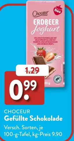 Aldi Süd CHOCEUR Gefüllte Schokolade Angebot