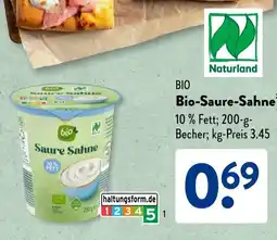 Aldi Süd BIO Bio-Saure-Sahne Angebot