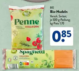 Aldi Süd BIO Bio-Nudeln Angebot