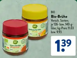 Aldi Süd BIO Bio-Brühe Angebot