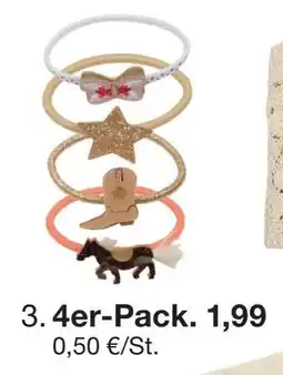 Zeeman Haargummi 4er Pack Angebot