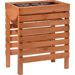 Netto Marken-Discount Dobar 58160FSCe Hochbeet inkl. Pflanzfolie, 56 x 36 x 71 cm Angebot