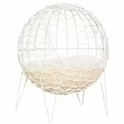 Netto Marken-Discount PawHut Katzenhaus PE-Rattan, Stahl Angebot