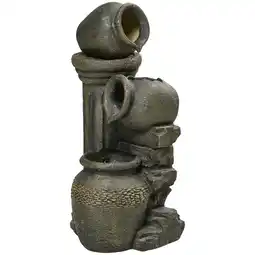 Netto Marken-Discount Outsunny Springbrunnen Kunstharz Angebot