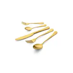 Netto Marken-Discount ECHTWERK Tafelbesteck „Sorrent“ 30tlg - gold Angebot