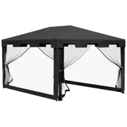 Netto Marken-Discount Outsunny Pavillon Metall, Polyethylen Angebot
