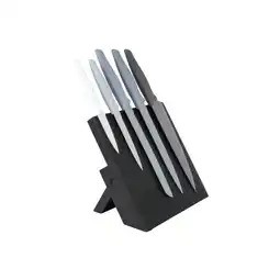 Netto Marken-Discount 6-teiliges Messer-Set mit magnetischem Messerblock, für Ordnung & Design Angebot
