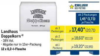 METRO Landhaus Doppelkorn Angebot