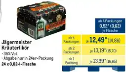 METRO Jägermeister Kräuterlikör Angebot