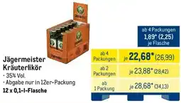 METRO Jägermeister Kräuterlikör Angebot