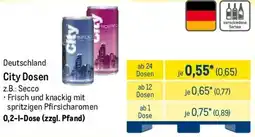 METRO City Dosen Angebot