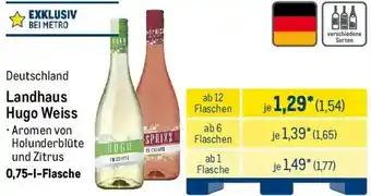 METRO Landhaus Hugo Weiss Angebot