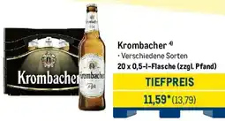 METRO Krombacher Angebot