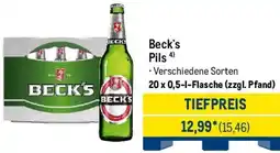 METRO Beck's Pils Angebot