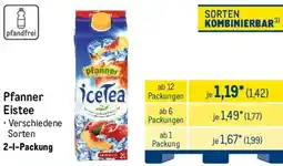 METRO Pfanner Eistee Angebot