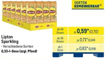 METRO Lipton Sparkling Angebot