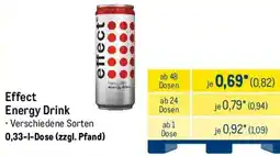 METRO Effect Energy Drink Angebot