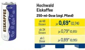 METRO Hochwald Eiskaffee Angebot