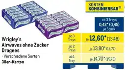 METRO Wrigley's Airwaves ohne Zucker Dragees Angebot