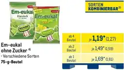 METRO Em-eukal ohne Zucker Angebot