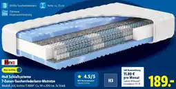 Lidl Hn8 Schlafsysteme 7-Zonen-Taschenfederkern-Matratze Angebot