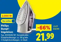 Lidl Philips Dampfbügeleisen Angebot