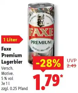 Lidl Faxe Premium Lagerbier Angebot