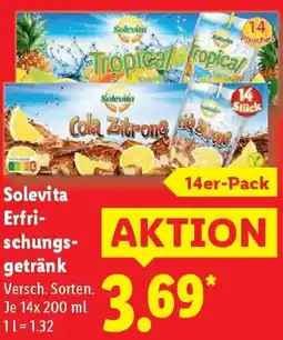 Lidl Solevita Erfrischungsgetränk Angebot