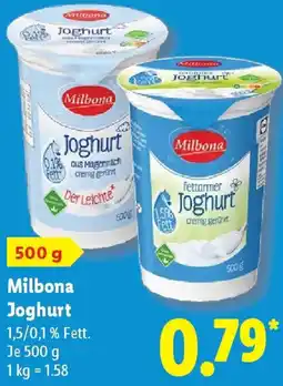 Lidl Milbona Joghurt Angebot