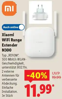 Lidl Xiaomi WiFi Range Extender N300 Angebot