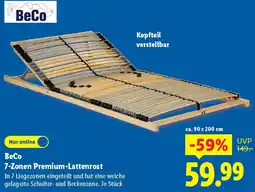 Lidl BeCo 7-Zonen Premium-Lattenrost Angebot