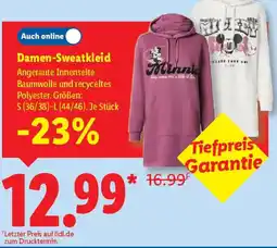Lidl Damen-Sweatkleid Angebot