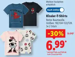 Lidl Kinder T-Shirts Angebot