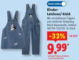 Lidl Kinder Latzhose/-kleid Angebot
