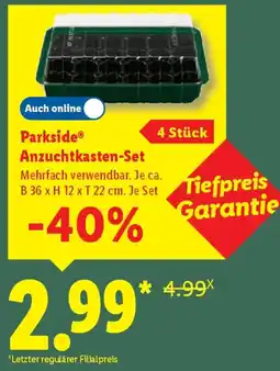 Lidl Parkside Anzuchtkasten-Set Angebot