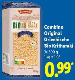 Lidl Combino Original Griechische Bio Kritharaki Angebot