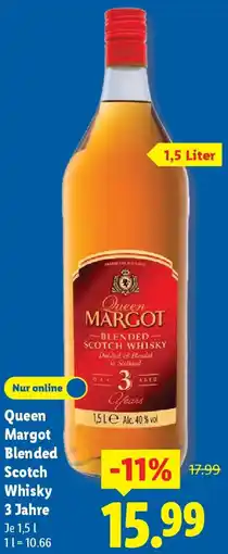 Lidl Queen Margot Blended Scotch Whisky 3 Jahre Angebot
