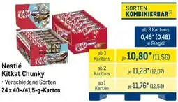 METRO Nestlé Kitkat Chunky Angebot