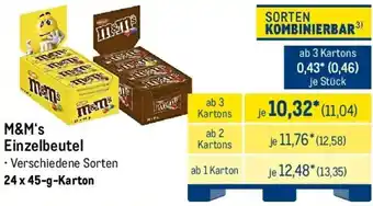 METRO M&M's Einzelbeutel Angebot