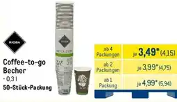 METRO RIOBA Coffee-to-go Becher Angebot